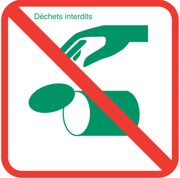 Déchets interdit